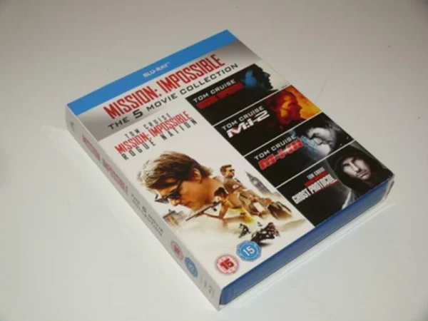 Mission Impossible 1-5 Tom Cruise 2015 Blu-ray Top-quality Free UK shipping