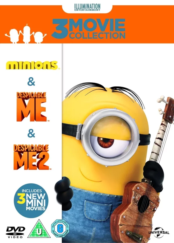 Minions Collection (Despicable Me/Despicable Me 2/Minions) Steve Carell 2015 DVD