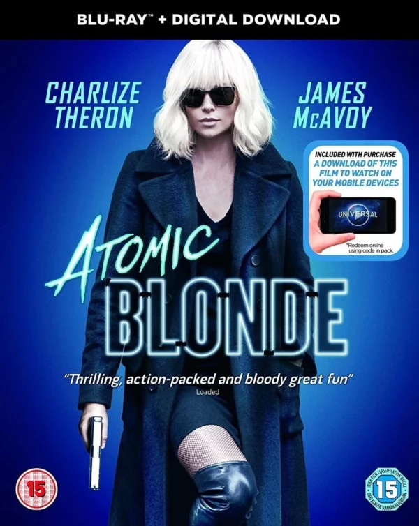 Atomic Blonde Charlize Theron 2017 New Blu-ray Top-quality Free UK shipping