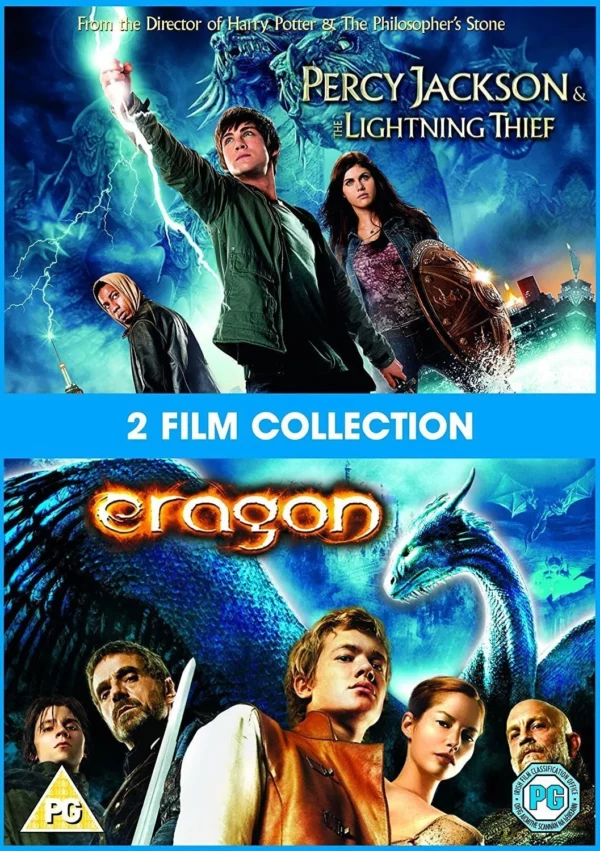 Percy Jackson and the Lightning Thief / Eragon Double Pack Jeremy Irons 2011 DVD