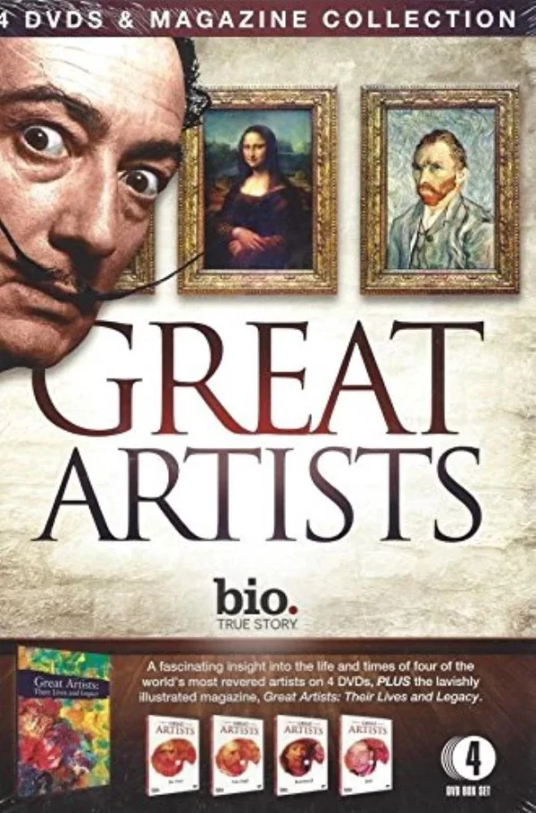 Great Artists (4 DVD's & Magazine Collection) 2014 New DVD Top-quality