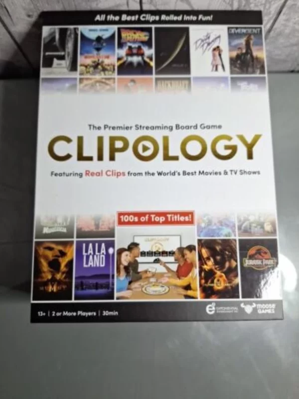 Clipology The Premier Streaming Board Game 2022 DVD Top-quality