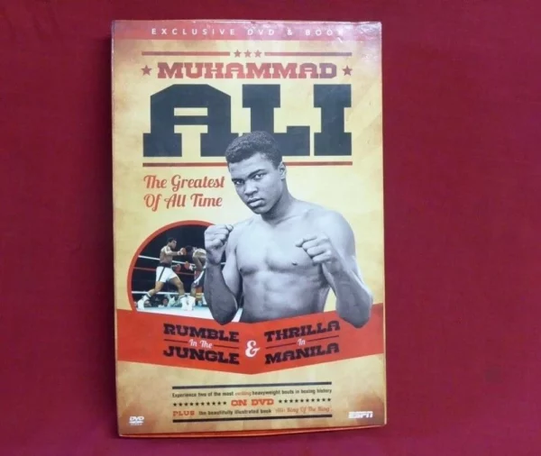 Muhammad Ali Exclusive Book and DVD 2013 DVD Top-quality Free UK shipping