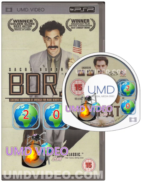 Borat Ken Davitian 2006 New DVD Top-quality Free UK shipping