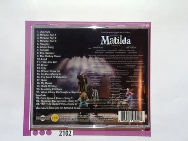 Matilda Original Broadway Cast 2013 CD Top-quality Free UK shipping