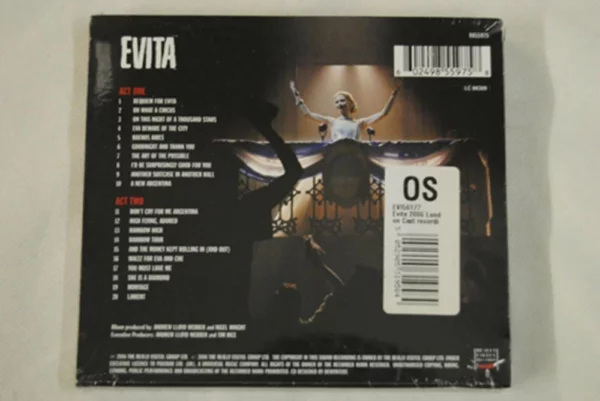 Evita : 2006 London Cast Recording Andrew Lloyd Webber 2006 CD Top-quality