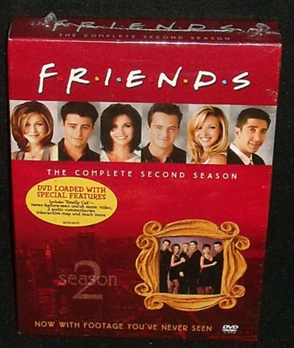 Friends: Complete Second Season 2002 DVD Top-quality Free UK shipping