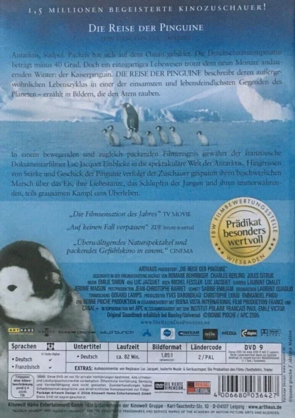 Die Reise der Pinguine 2006 DVD Top-quality Free UK shipping