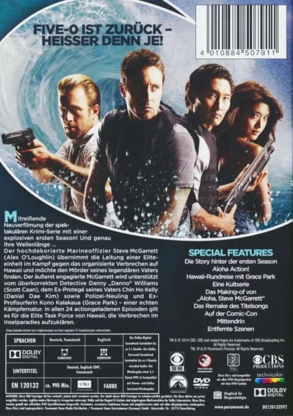 Hawaii Five-O 2014 DVD Top-quality Free UK shipping