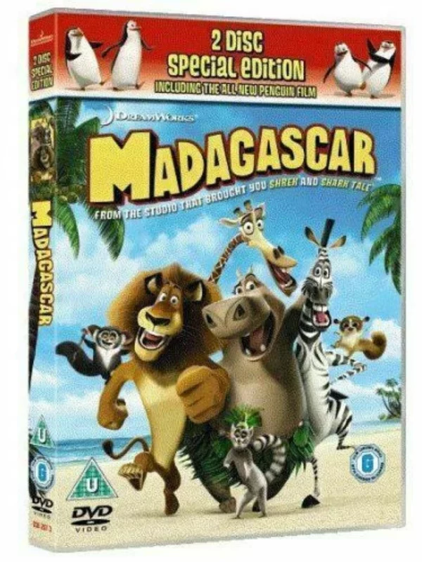 Madagascar and Penguin Christmas Caper Ben Stiller 2014 DVD Top-quality