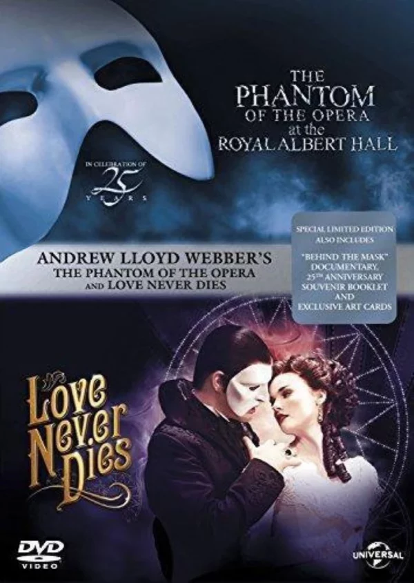 Phantom of the Opera / Love Never Dies Ramin Karimloo, Sierra Boggess 2012 DVD