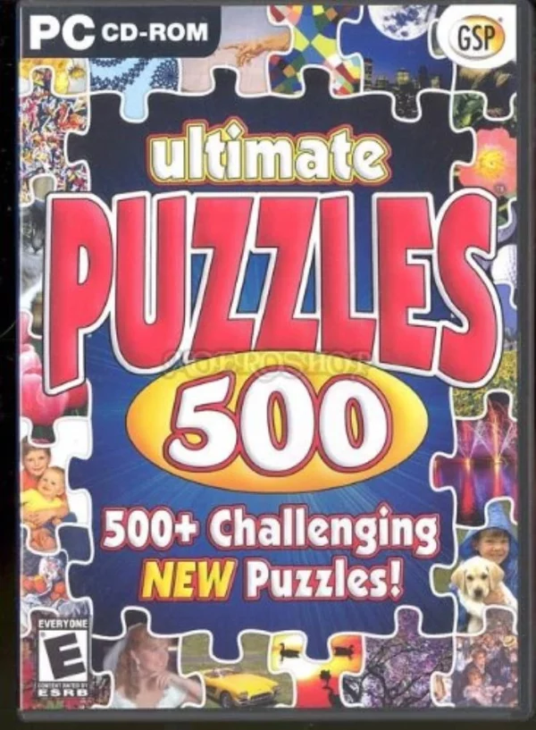 Ultimate Games Puzzles 500 PC 2006 Top-quality Free UK shipping