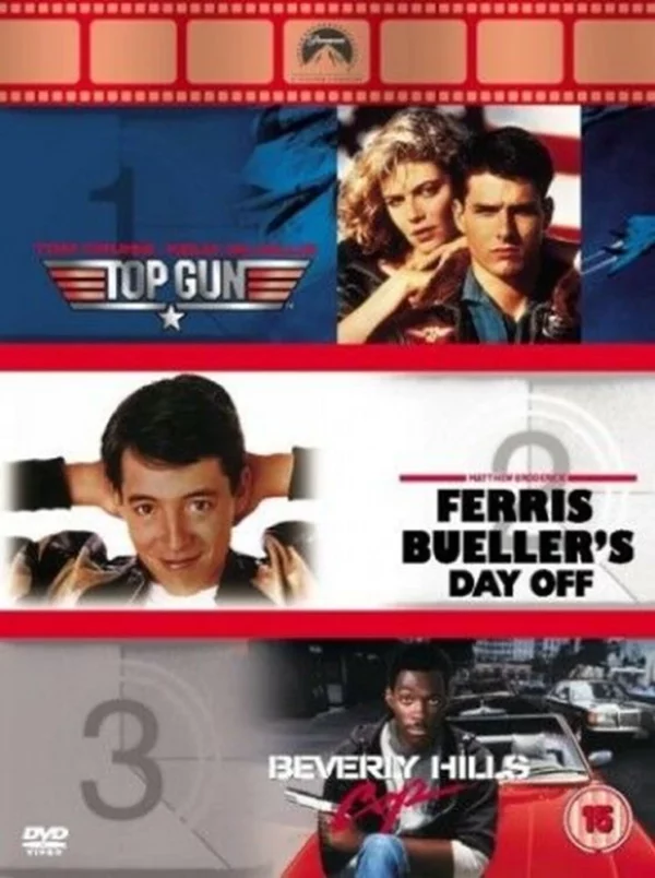 Top Gun/Ferris Bueller's Day Off/Beverly Hills Cop Tom Cruise 2004 DVD