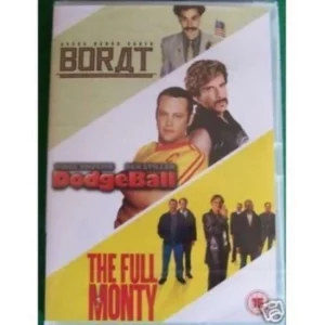 Borat / Dodgeball / Full Monty 1986 New DVD Top-quality Free UK shipping