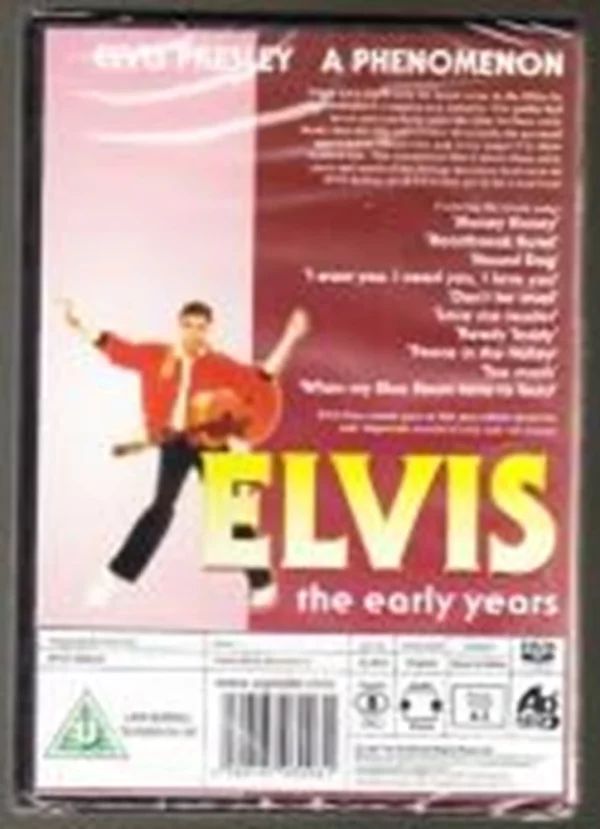 Elvis The Early Years Elvis Presley 2007 DVD Top-quality Free UK shipping