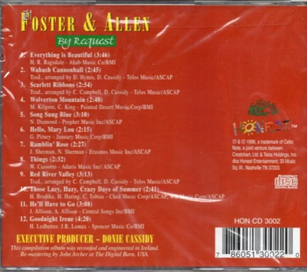 By Request Foster & Allen 1996 CD Top-quality Free UK shipping