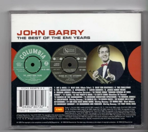 The Best of the EMI Years John Barry 1999 CD Top-quality Free UK shipping