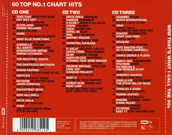 Now That's What I Call the 90s Various Artists 2009 CD Top-quality