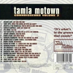 Tamla Motown Connoisseurs 2 Various 2003 CD Top-quality Free UK shipping