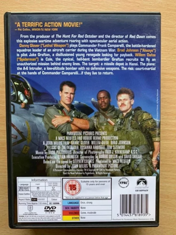 Flight Of The Intruder Danny Glover 1990 New DVD Top-quality Free UK shipping