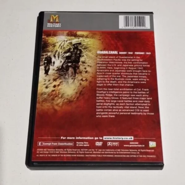 Guadalcanal 2010 DVD Top-quality Free UK shipping