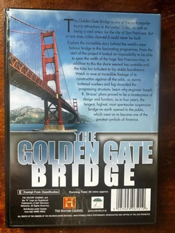 Great Wonders Of The Modern World - The Golden Gate Bridge DVD Top-quality