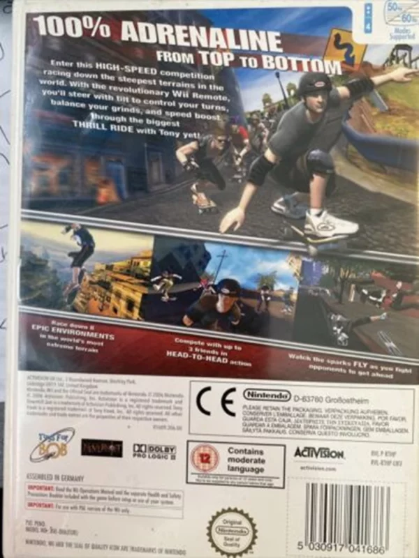 Tony Hawk's Downhill Jam Nintendo Wii 2006 Top-quality Free UK shipping