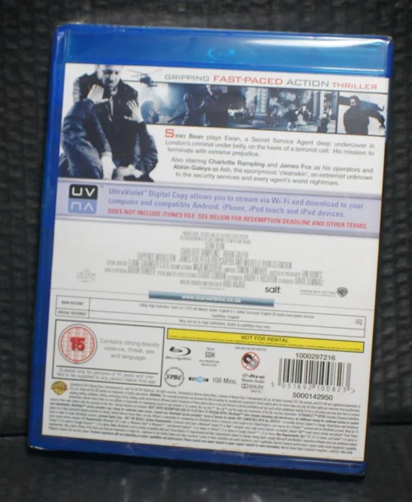 Cleanskin Sean Bean 2012 Blu-ray Top-quality Free UK shipping