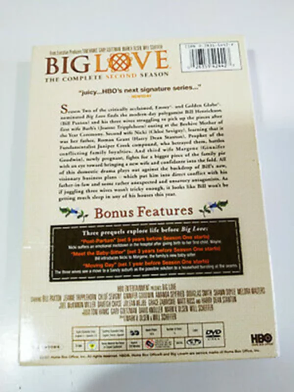 Big Love - Season 2 Bill Paxton 2007 DVD Top-quality Free UK shipping