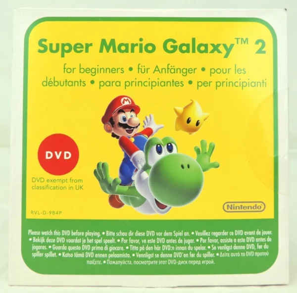 Nintendo Super Mario Galaxy 2 For Beginners 2010 DVD Top-quality