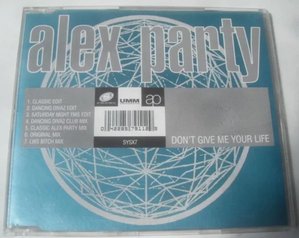 Don't Give Me Your Life Alex Party 1994 CD Top-quality Free UK shipping