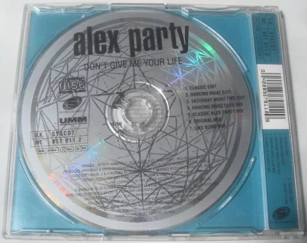 Don't Give Me Your Life Alex Party 1994 CD Top-quality Free UK shipping