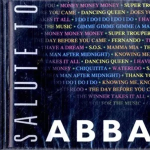 Salute to Abba Various Artists 1997 CD Top-quality Free UK shipping