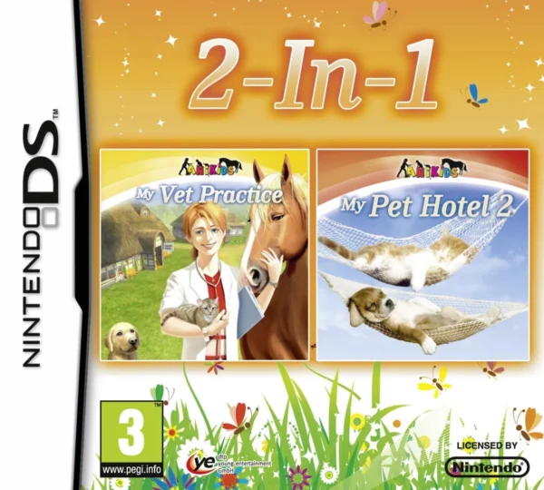 My Vet Practice and Pet Hotel 2: Double Pack Nintendo DS/3D 2012 New Top-quality