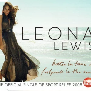 Better In Time / Footprints In The Sand Leona Lewis 2008 CD Top-quality