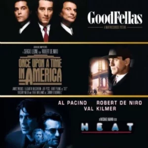 Heat, Once Upon A Time In America / Goodfellas Robert De Niro DVD Top-quality