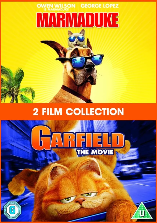 Marmaduke / Garfield: The Movie Double Pack Owen Wilson 2011 DVD Top-quality