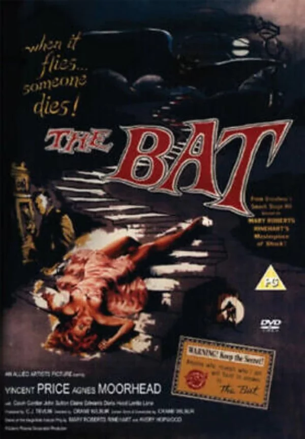 The Bat Vincent Price 2008 DVD Top-quality Free UK shipping