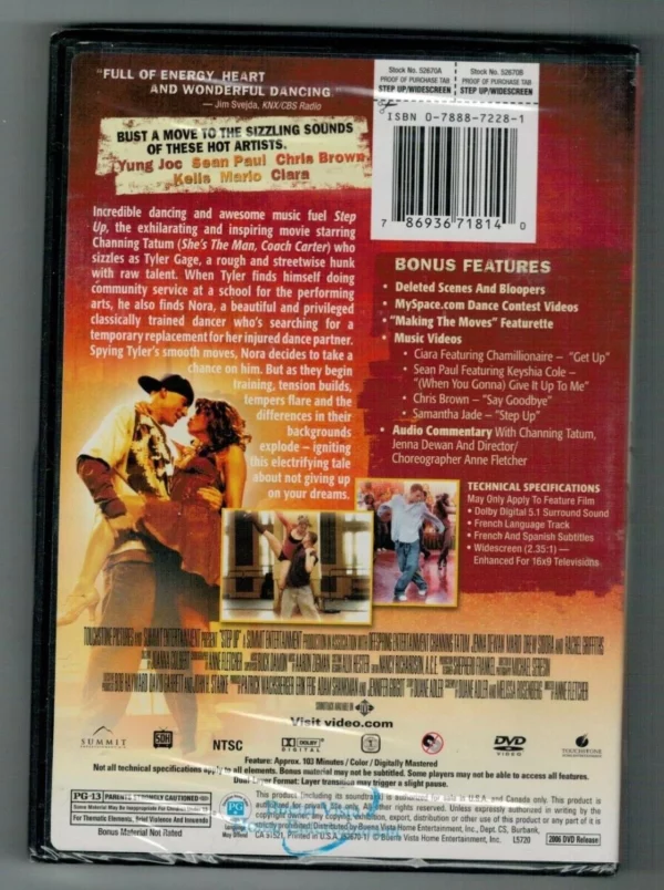 Step Up Channing Tatum DVD Top-quality Free UK shipping