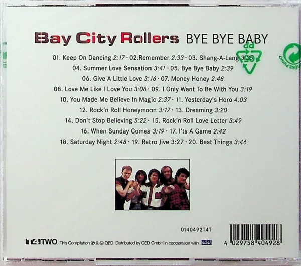 Bye Bye Baby, The Best of Bay City Rollers 2003 CD Top-quality Free UK shipping