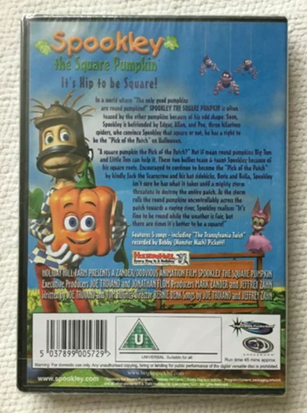 Spookley - The Square Pumpkin Joe Troiano DVD Top-quality Free UK shipping