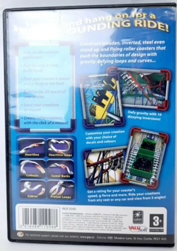 Roller Coaster Factory 3 Windows XP 2009 Top-quality Free UK shipping