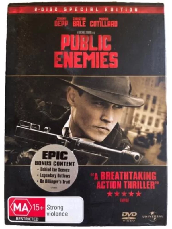 Public Enemies 2009 DVD Top-quality Free UK shipping