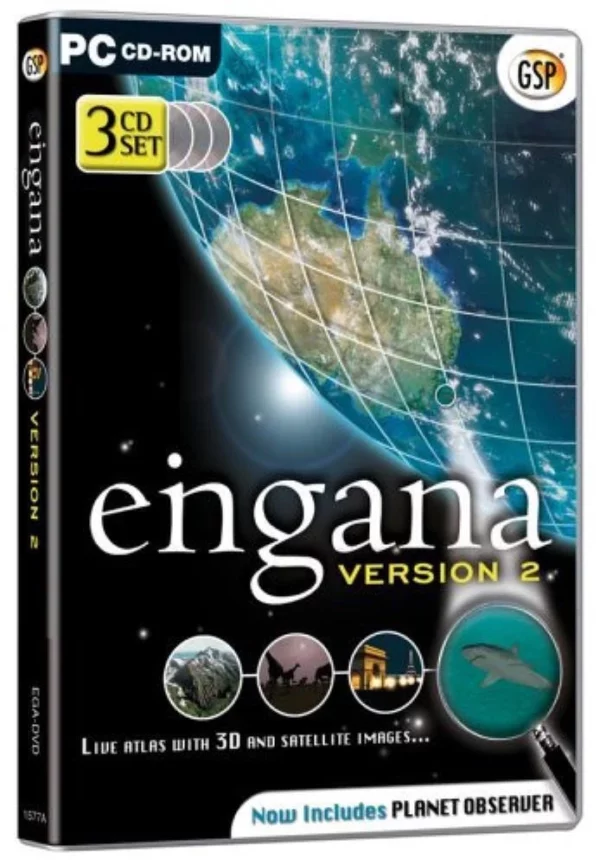 Eingana 3D World Atlas Windows 98 2006 Top-quality Free UK shipping