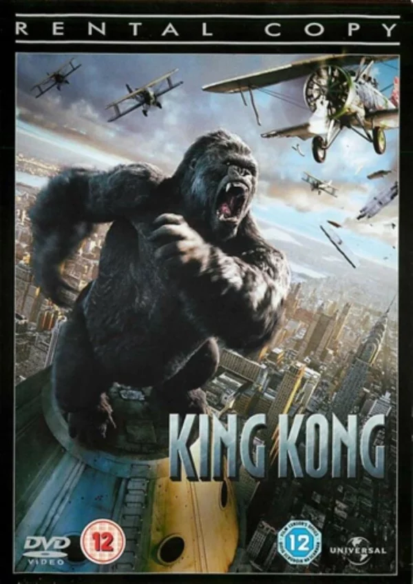 King Kong Jack Black 2006 DVD Top-quality Free UK shipping