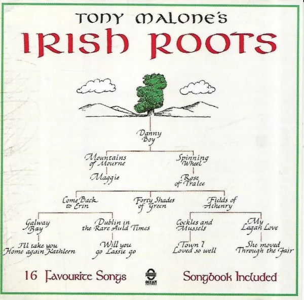 Irish Roots Tony Malone 1995 CD Top-quality Free UK shipping