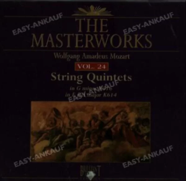 Mozart Masterworks 24: String quintets, KV 516, 614 Mozart 1989 CD Top-quality