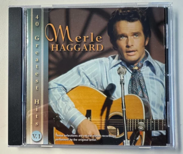 Merle Haggard ‎– 40 Greatest Hits Merle Haggard CD Top-quality Free UK shipping