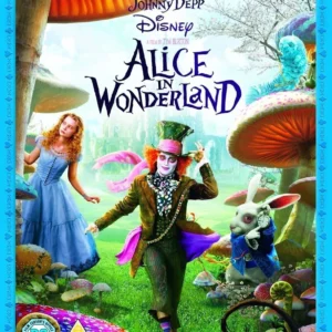 Alice in Wonderland Johnny Depp Blu-ray Top-quality Free UK shipping