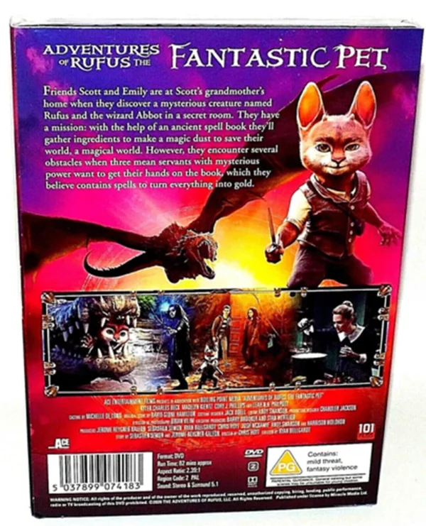 Adventures of Rufus - The Fantastic Pet Leah N.H. Philpott 2020 DVD Top-quality